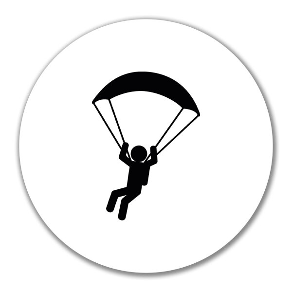 Aufkleber Paragliding Gleitschirmfliegen 10cm Sticker