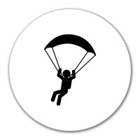 Aufkleber Paragliding Gleitschirmfliegen 10cm Sticker
