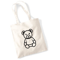 Jutebeutel Teddybär Knuddelbär 10 Liter