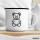Emaille Tasse Teddybär Knuddelbär 300ml Vintage Emaille Becher