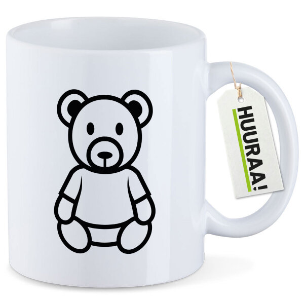 Kaffeetasse Teddybär Knuddelbär 330ml