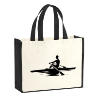Jutetasche Rudern Rowing 21 Liter Black