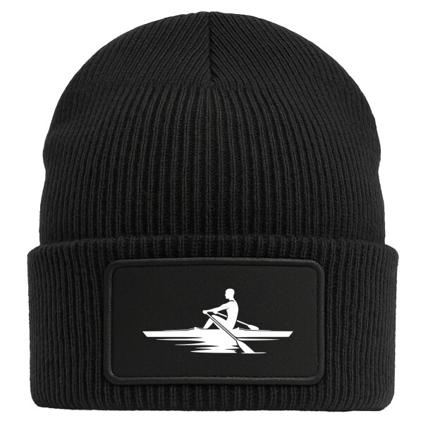 Beanie Rudern Rowing Black Mütze