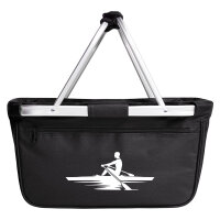Einkaufskorb faltbar Rudern Rowing 20 Liter Tragekorb Black