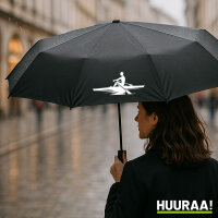 Regenschirm Rudern Rowing 98cm Schwarz