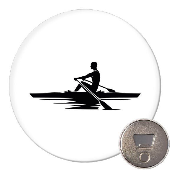 Magnet Rudern Rowing 59mm Kühlschrankmagnet Flaschenöffner