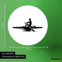 Aufkleber Rudern Rowing 10cm Sticker