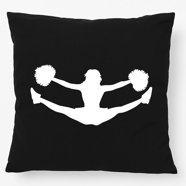 Kissen Cheerleader Silhouette 40x40cm