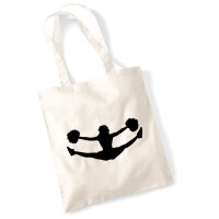 Jutebeutel Cheerleader Silhouette 10 Liter