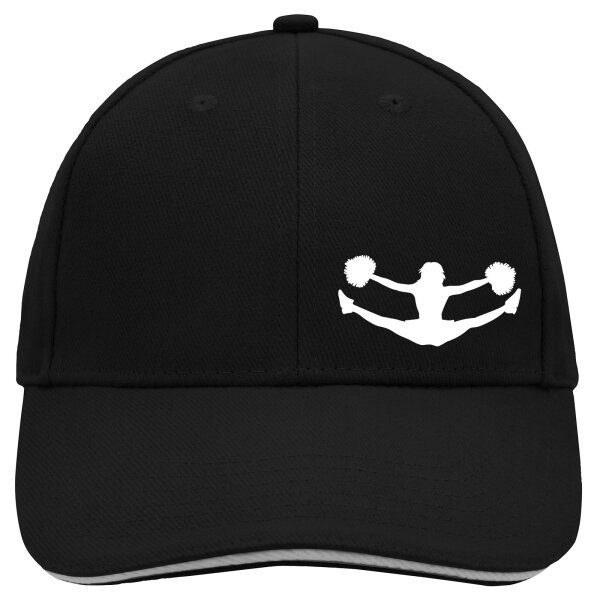 Cappy Mütze Cheerleader Silhouette