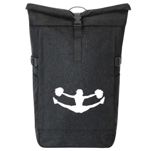 Kurierrucksack Cheerleader Silhouette 30-44 Liter Black Melange