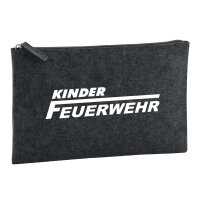 Kulturbeutel Kinder Feuerwehr Schriftzug 1 Liter Filz...