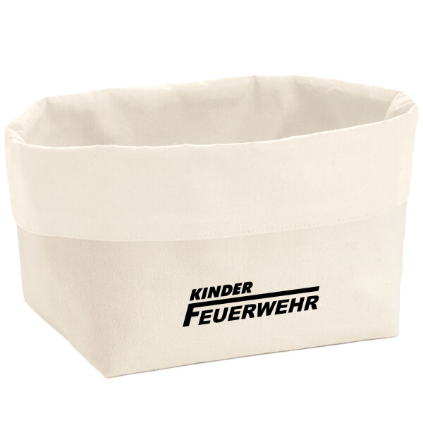 Organizer Kinder Feuerwehr Schriftzug Aufbewahrungskorb