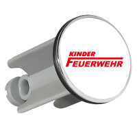 Waschbeckenstöpsel Kinder Feuerwehr Schriftzug 4cm...