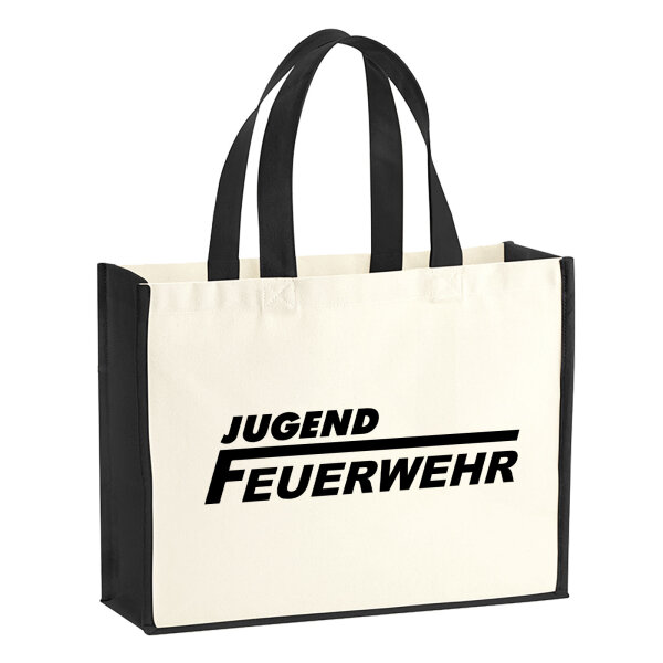 Jutetasche Jugend Feuerwehr Schriftzug 21 Liter Black