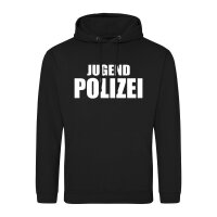 Unisex Hoodie Jugend Polizei Schriftzug Größe...