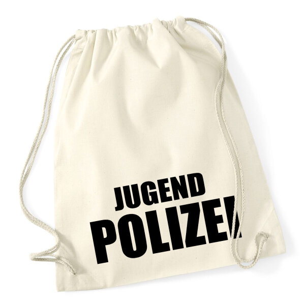 Turnbeutel Jugend Polizei Schriftzug 12 Liter