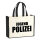 Jutetasche Jugend Polizei Schriftzug 21 Liter Black