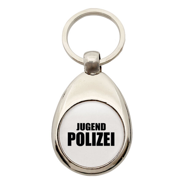 Schlüsselanhänger Jugend Polizei Schriftzug