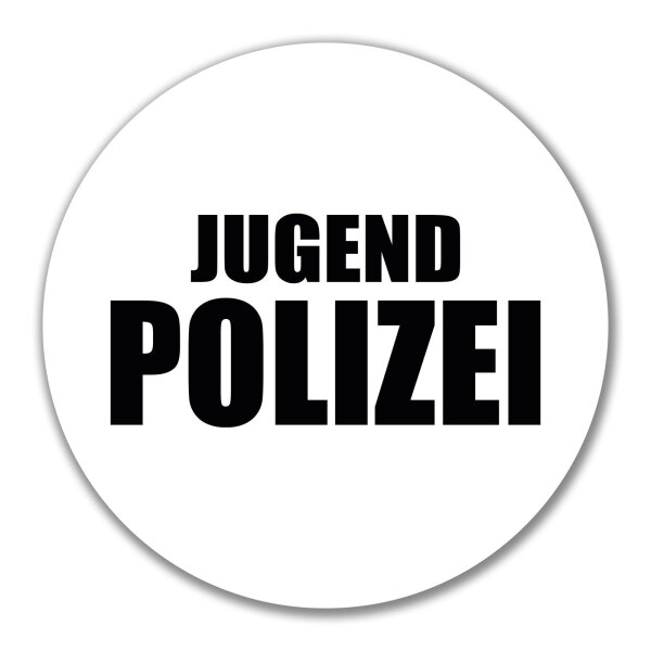 Aufkleber Jugend Polizei Schriftzug 10cm Sticker
