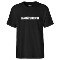Herren T-Shirt Sanitätsdienst Schriftzug...