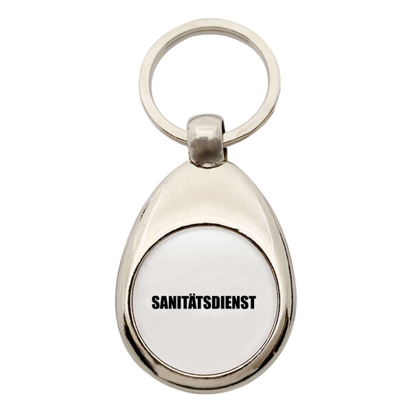 Schlüsselanhänger Sanitätsdienst Schriftzug