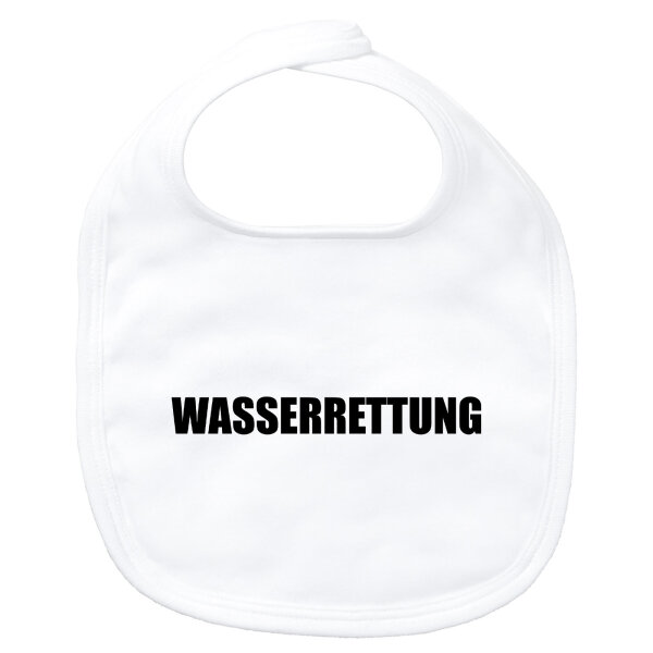 Baby Lätzchen Wasserrettung Schriftzug