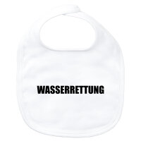 Baby Lätzchen Wasserrettung Schriftzug