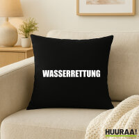Kissen Wasserrettung Schriftzug 40x40cm