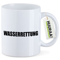 Kaffeetasse Wasserrettung Schriftzug 330ml