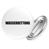 Button Wasserrettung Schriftzug