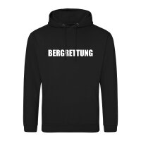 Unisex Hoodie Bergrettung Schriftzug Größe S-3XL