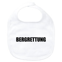 Baby Lätzchen Bergrettung Schriftzug