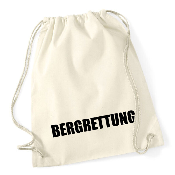 Turnbeutel Bergrettung Schriftzug 12 Liter