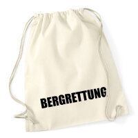 Turnbeutel Bergrettung Schriftzug 12 Liter