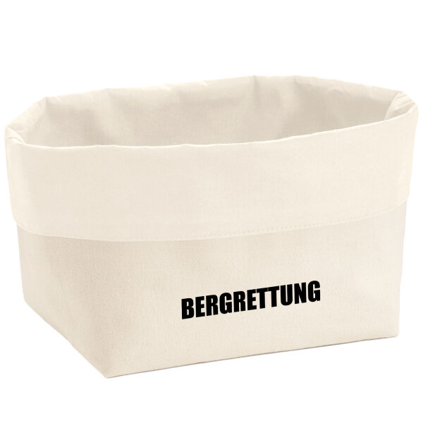 Organizer Bergrettung Schriftzug Aufbewahrungskorb