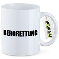 Kaffeetasse Bergrettung Schriftzug 330ml