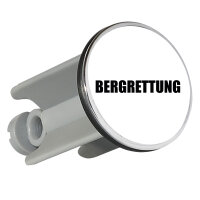 Waschbeckenstöpsel Bergrettung Schriftzug 4cm...