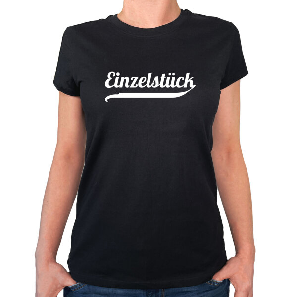 Damen T-Shirt Einzelstück Schriftzug Größe XS-XXL