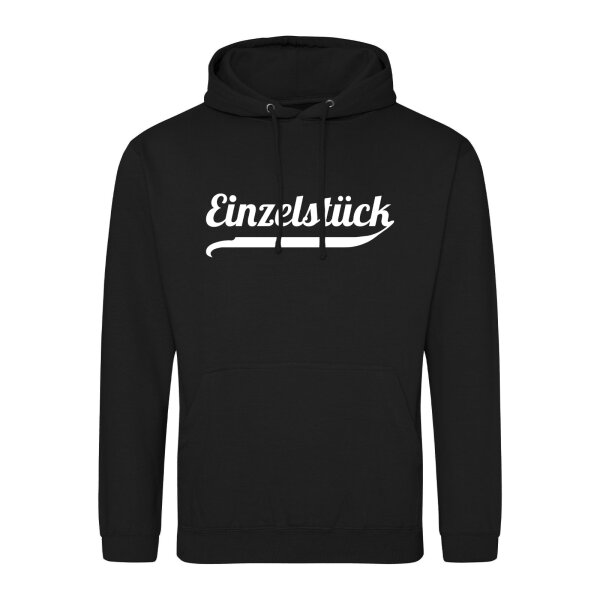 Unisex Hoodie Einzelstück Schriftzug Größe S-3XL