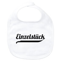 Baby Lätzchen Einzelstück Schriftzug