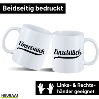 Kaffeetasse Einzelstück Schriftzug 330ml