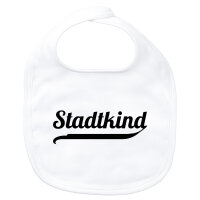 Baby L&auml;tzchen Stadtkind Schriftzug Klettverschluss