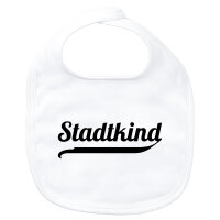 Baby Lätzchen Stadtkind Schriftzug