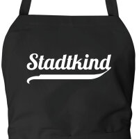 Schürze Stadtkind Schriftzug