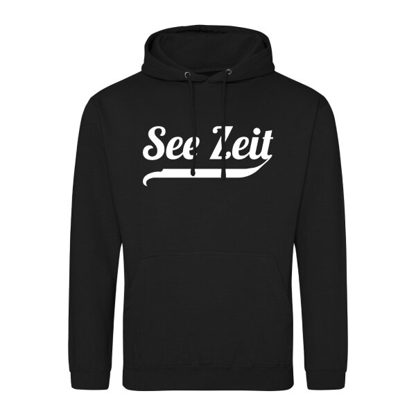 Unisex Hoodie See Zeit Schriftzug Größe S-3XL