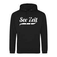 Unisex Hoodie See Zeit Schriftzug Größe S-3XL