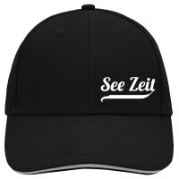 Cappy Mütze See Zeit Schriftzug