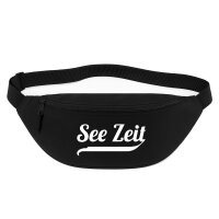 Bauchtasche See Zeit Schriftzug 2,5 Liter Black Crossbody...