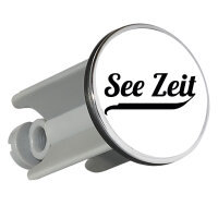 Waschbeckenstöpsel See Zeit Schriftzug 4cm...